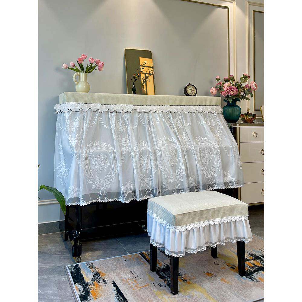 ?琴法式轻奢钢罩琴防尘罩复古钢全钢琴套罩琴罩Fhhfumff遮盖布202