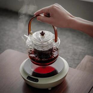 STM耐热壶玻煮茶泡茶壶大容器量电陶炉蒸茶家用提梁烧璃水蒸汽壶