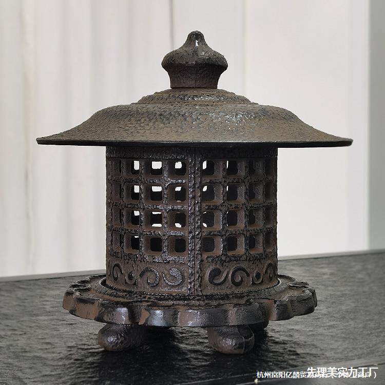 仿古雪见灯铁艺长安宫灯烛台