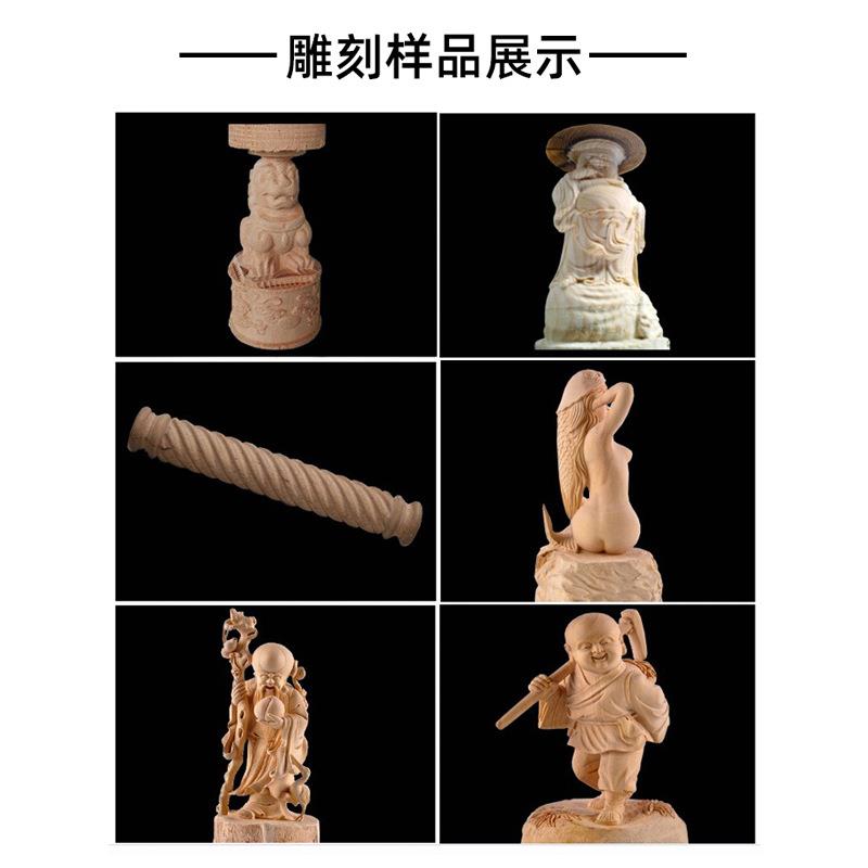 东莞三维立体圆雕机四NHC轴材数控刻雕机实木家具石浮雕雕花精雕