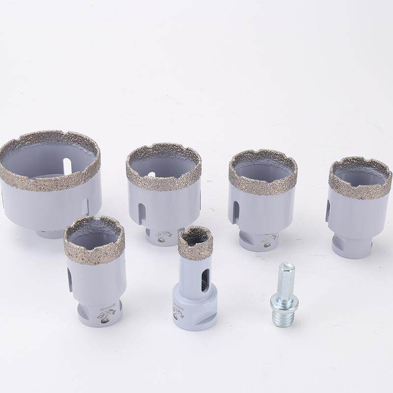 6件套钎焊金刚英石开器大理石瓷孔砖岩FKW板陶瓷花岩石石石材岗钻