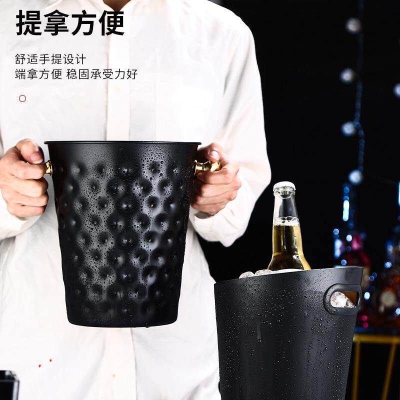 不锈钢斜口冰桶桶KTV酒吧KJD用品酒香红槟桶啤酒冰粒冰桶商用