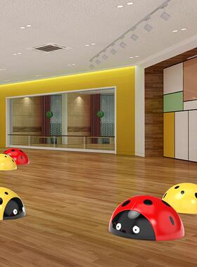 玻坐璃摆钢卡通座椅公草坪园七星瓢虫甲壳虫造型趣味凳学校94532