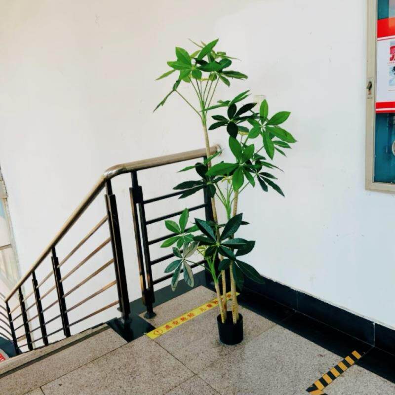 个性MRK树假树发财招财树盆栽植饰物仿真树轻客奢厅装造景道具摆