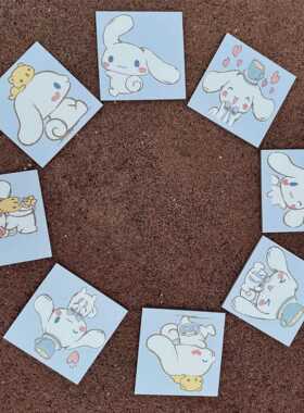 南城BEW北爱2000x0小玉桂2狗大耳狗卫生间浴室蓝色众卡通瓷砖