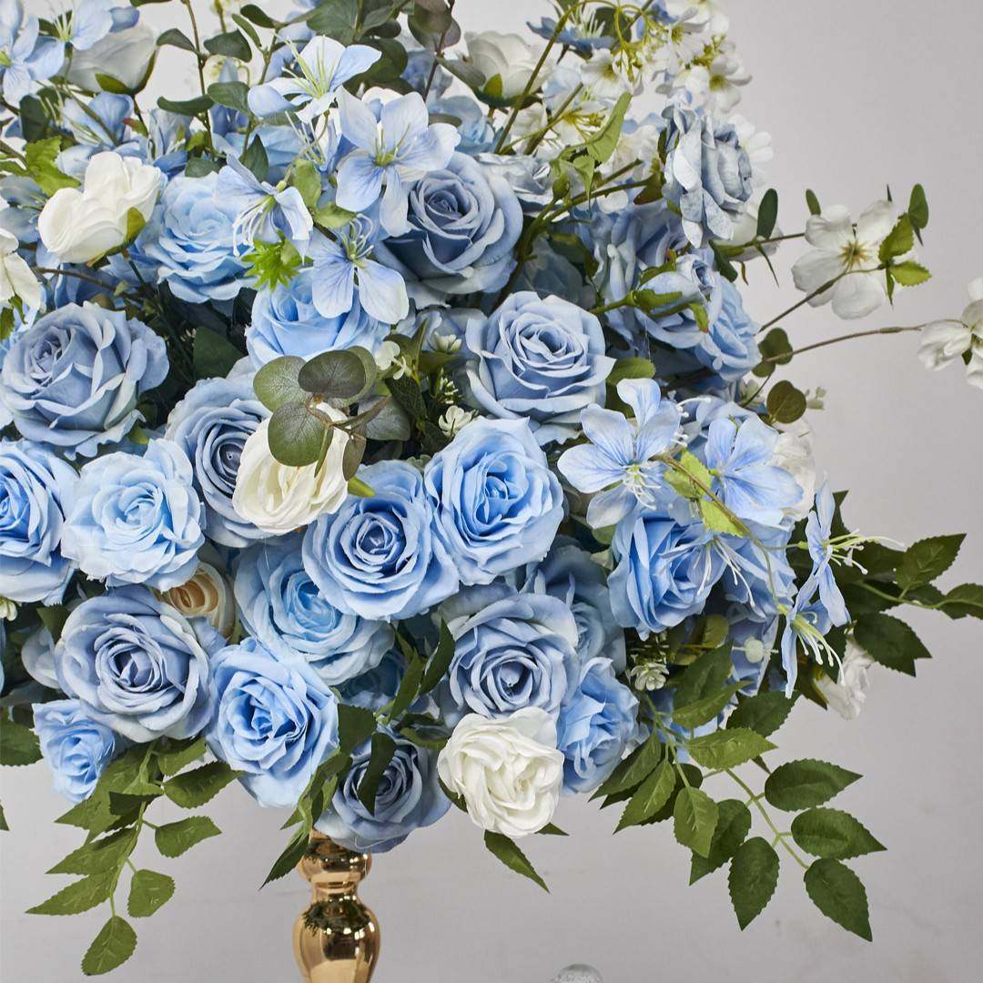 广千丰60cm蓝色绿植花球婚庆餐桌装饰中心花艺舞台背景摆放仿真花,玩具/童车/益智/积木/模型,垂直悬浮玩具,淘宝优惠券,粉丝福利购,淘宝优惠卷