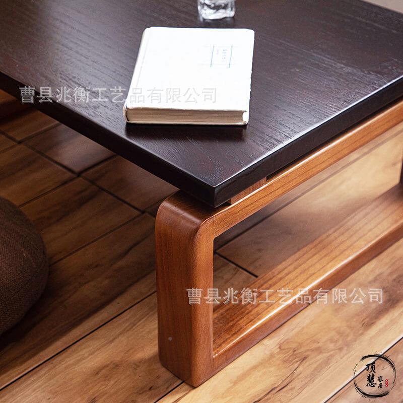飘窗小桌茶日式茶矮几LSZ榻榻米桌坐地炕子桌可折叠家用禅式桌实