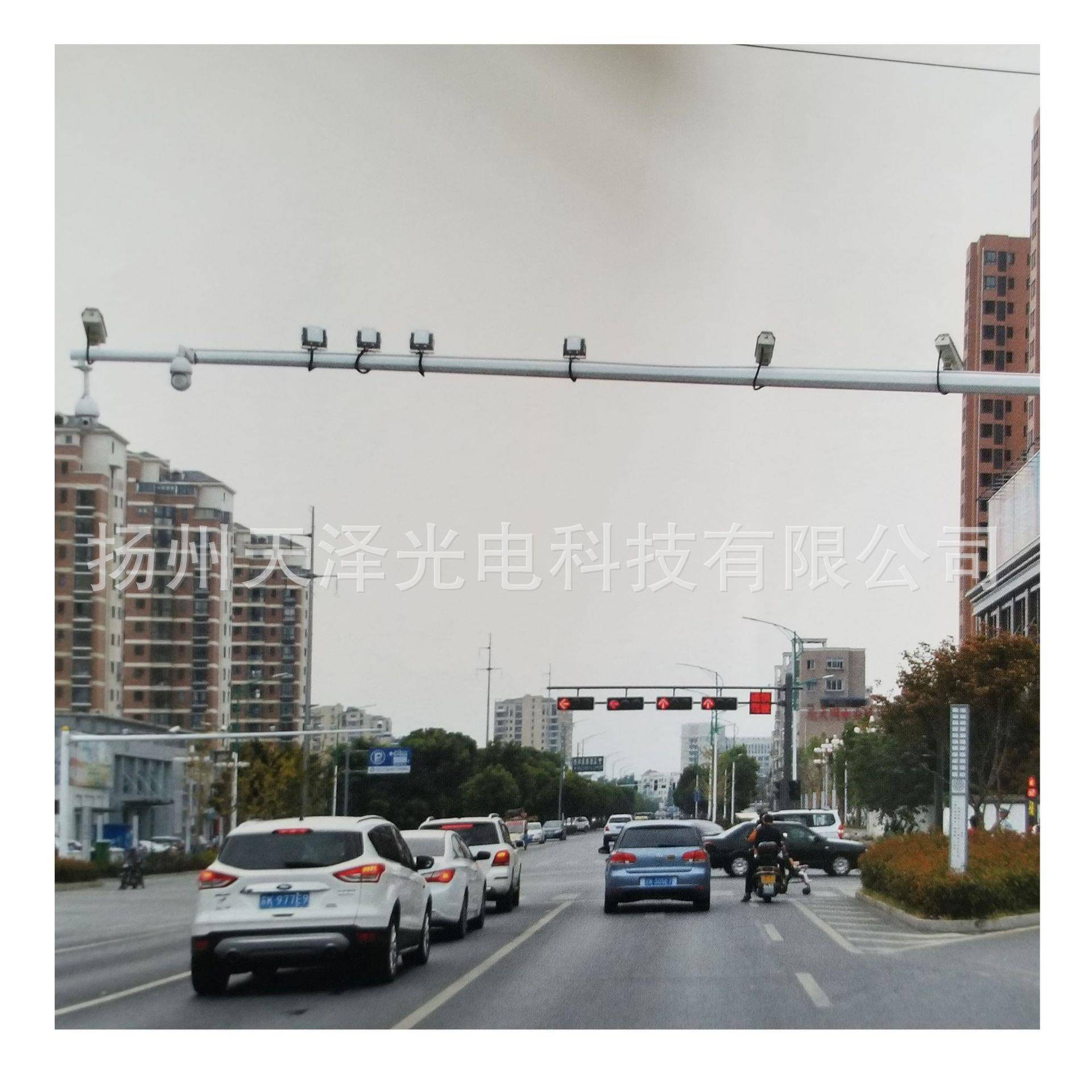 交通信灯人FBW行信号杆来图可号定制交通指架挥框l式信号ed警示灯