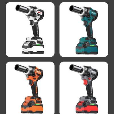 550N带灯圈电动扳手大扭力起子机冲击风炮扳手汽车脚手架木工扳手