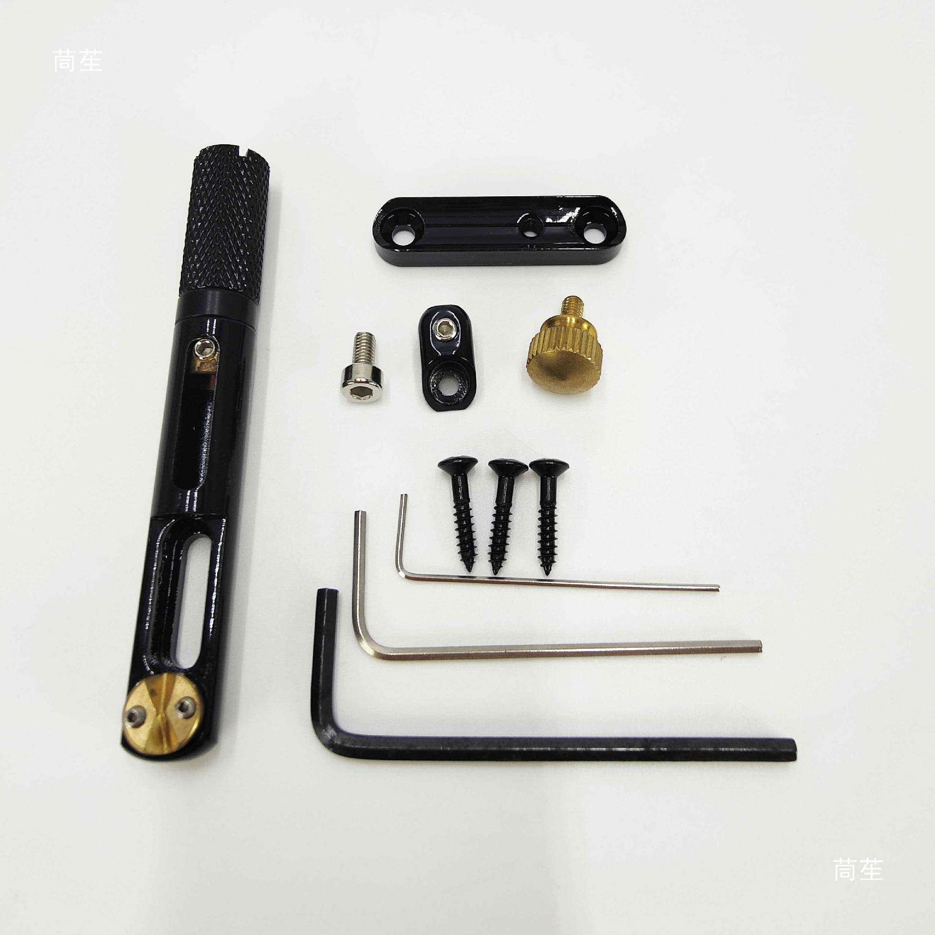 无头电吉他体式驹琴桥拉CPF弦板电吉他分裂式弦桥下桥琴配分件