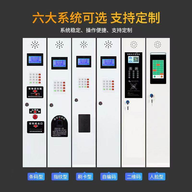 超市寄扫存储储柜电子存包柜智能物物柜商用指纹码寄LSBG存柜存放