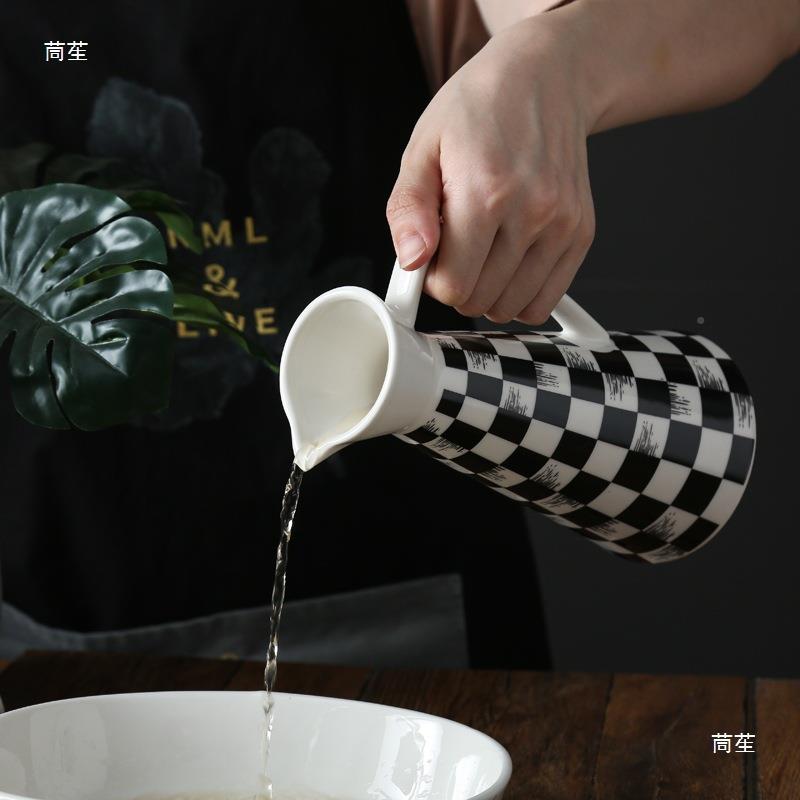 瓷房油壶JGX密封陶酱油醋瓶酒壶厨用物瓶大容量一斤储两斤