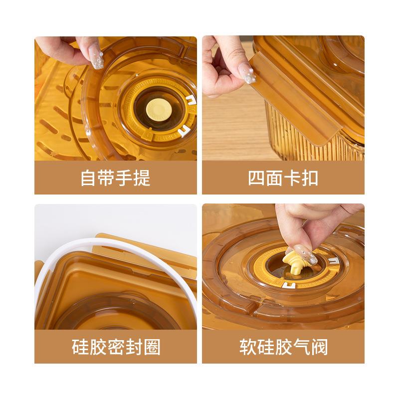 加厚FOM玻璃带家盖泡坛子用腌菜罐酸高菜缸大号菜密封咸菜罐子硼