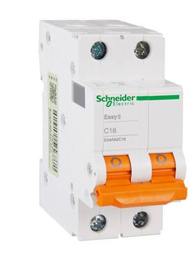 施耐/德A9系列微断iC65N 3P C16A A9F18316小型微型断路器