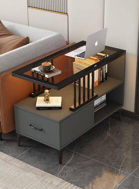 沙发边边床柜侧夹柜头柜卧室家用轻奢小户型客厅WMB边几缝窄边柜