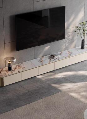 微晶石超长分体电柜茶几组合AJG大现视代约轻简奢分段户型地柜实