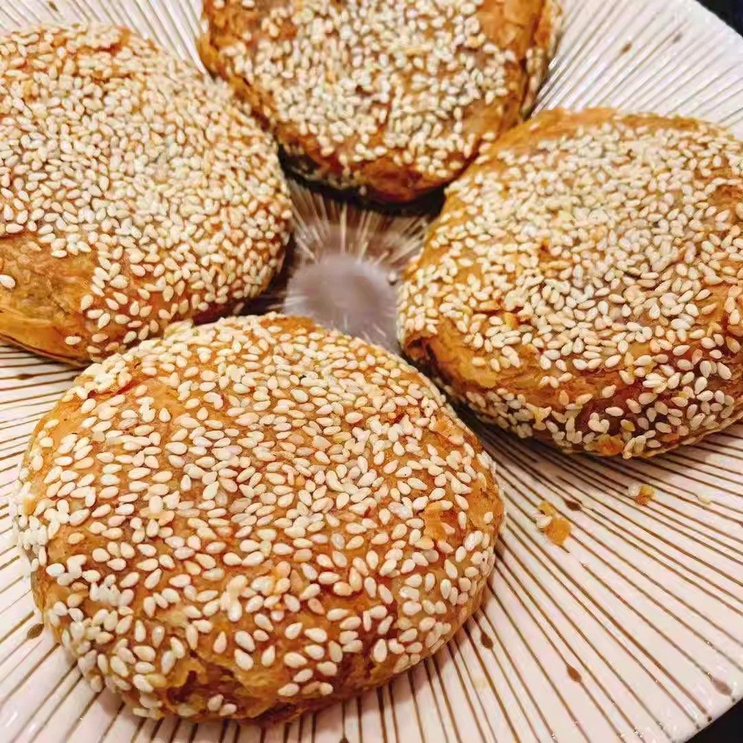 紫光园麻酱烧饼芝麻糖火烧油酥早餐零食传统特产清真老北京风味
