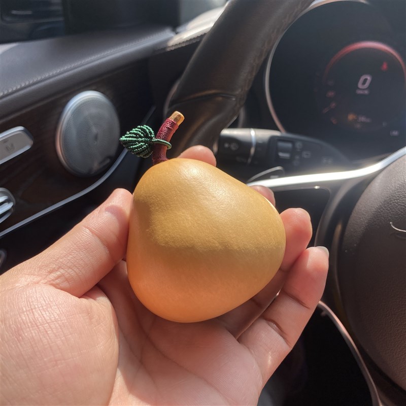 天然胖墩小葫芦文玩胖梨形编制摆挂件手把件实物图天坛葫芦带叶子