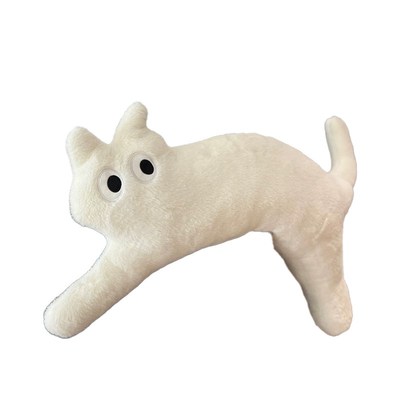 可爱简约猫咪玩偶长条抱枕女生睡觉专用大人客厅毛绒公仔新款家居