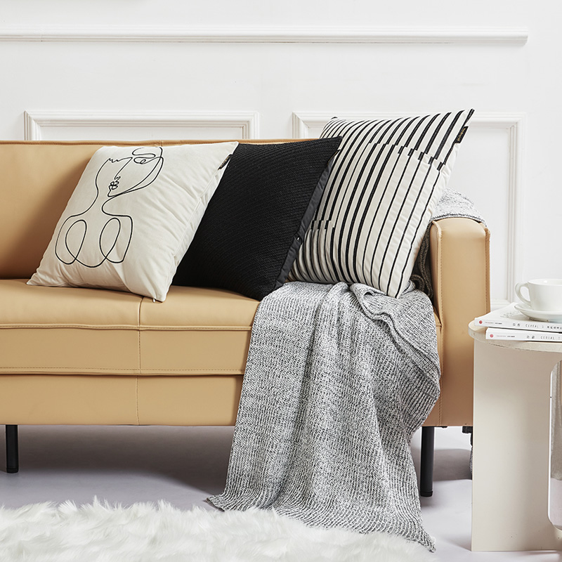 简约现代抱枕沙发靠垫子汽车腰靠办公室护腰午睡枕床头靠背靠垫