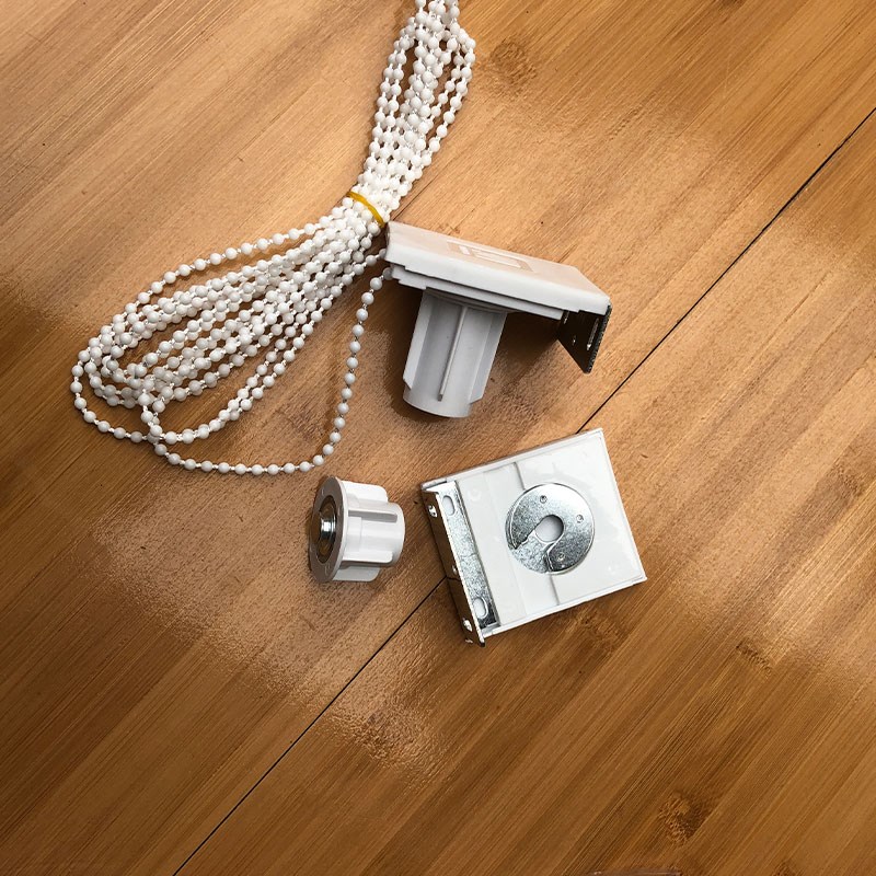 卷帘支架拉姆斯升降窗帘拉绳四方头安装码卷轴配件手动拉珠重型密