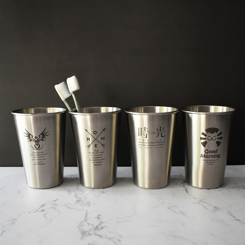 欧式不锈钢漱口杯30杯子创意家用洗漱杯简约牙刷杯学生牙缸水杯