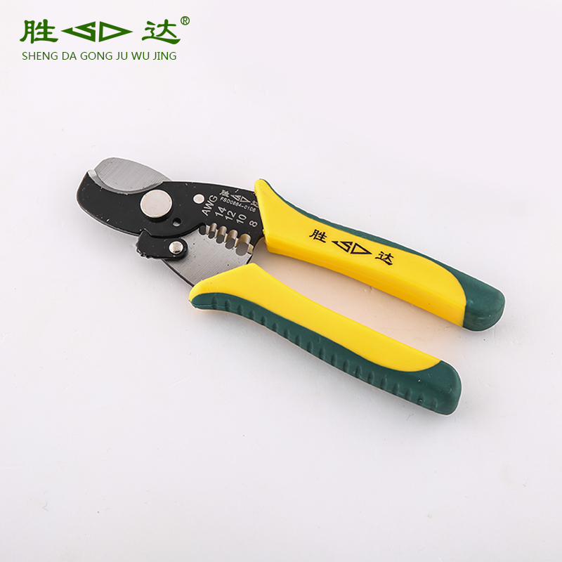 胜达工具 剥线钳 电线电缆剪线 剥线 压线钳子 电工钳工具
