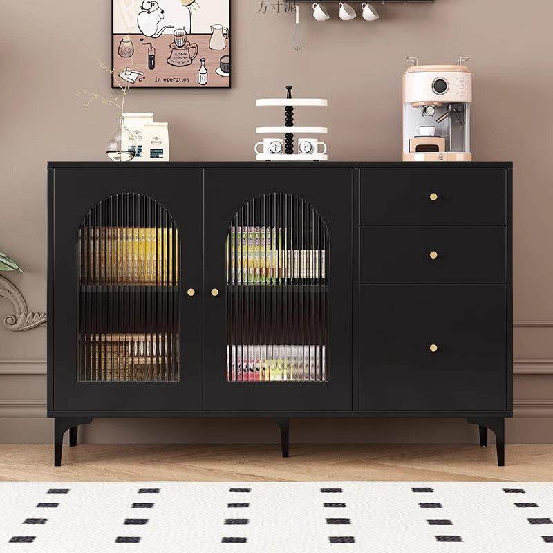 岩板餐边柜多功能茶水柜客厅复古风黑色厨房靠墙收纳储物柜吧台柜,电子元器件市场,其它元器件,淘宝优惠券,粉丝福利购,淘宝优惠卷