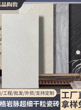岩脉石质感砖600x1200客厅R10防滑地砖灰色卫生间墙面砖设计款瓷