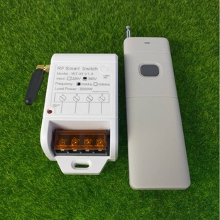 单键大功率远距离遥控AC380V水泵抽水机起吊升降机灯具开关控制器