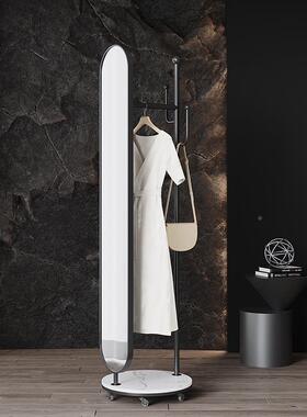 镜全身镜地挂衣架轻奢风试衣镜旋一转落镜体卧室床边穿QWM衣子衣