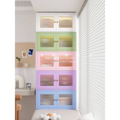 阳台书架柜小书柜30030柜家用卧室储物置物架台飘窗储物柜窗上收