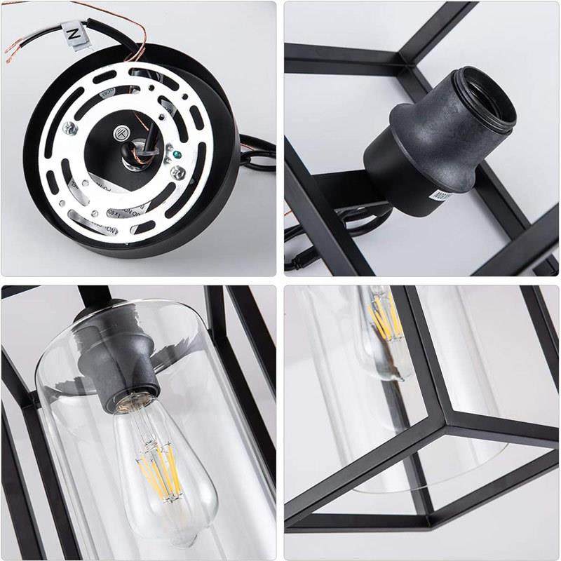 110方形笼子铁艺吊灯V个b性吧台服装店餐BK3080灯ea厅y货源,家装灯饰光源,智能吊灯,淘宝优惠券,粉丝福利购,淘宝优惠卷