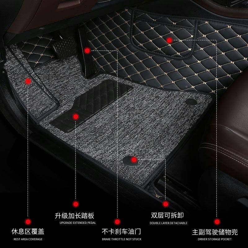 老款萨特1帕1尊荣XWD13/14/152年20111/203款2014/015全包围脚垫