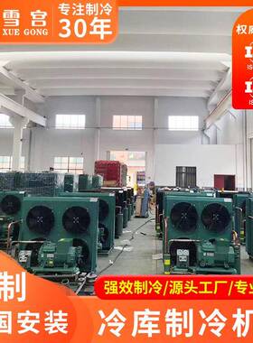 尔半封闭比泽冷制QTT冷组一体机制冷压库缩机谷轮型冷冻机保鲜库