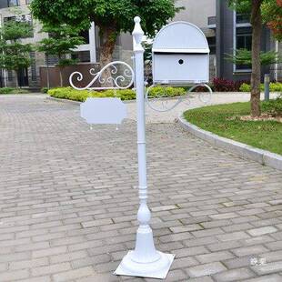 欧式铁艺别墅信箱信报箱邮筒室外防雨收件箱婚庆道具邮箱