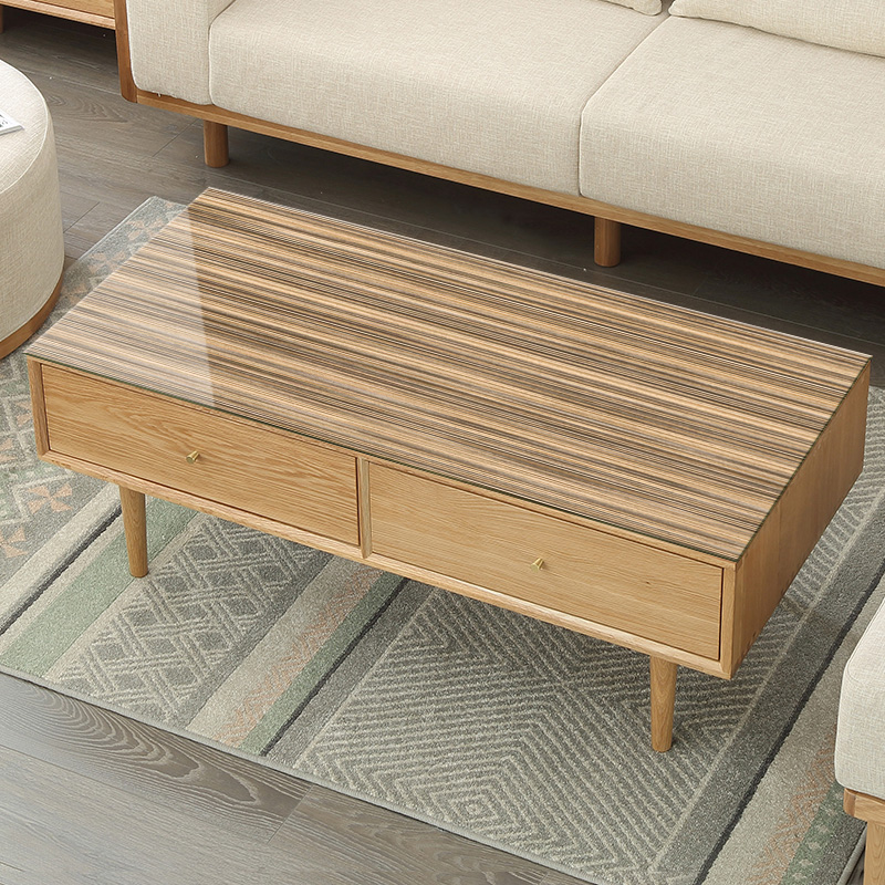 仿木纹桌布防水pvc茶几垫中式防烫实木纹桌垫家用原木棕色餐桌垫