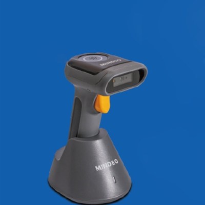 MINDEO 675民德扫描枪自感应超市收银快递激光条码二维无线扫描器