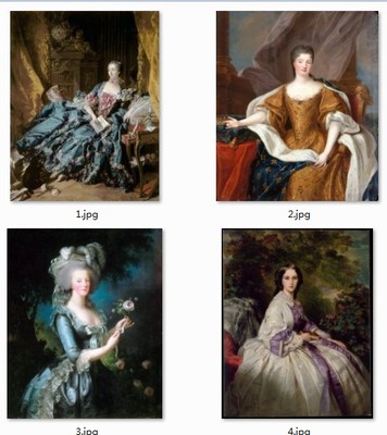 别墅挂画会所欧式经典欧美贵族人物伯爵贵夫人油画喷绘画芯画布