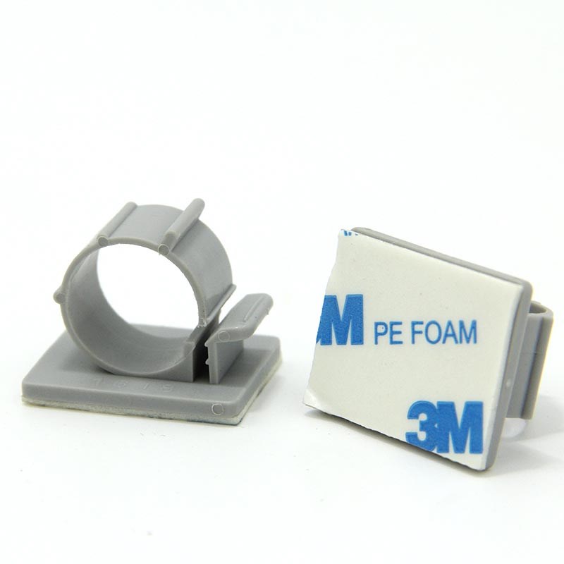 桌面理线夹粘式固定座电线固定器自粘卡扣可调式墙面贴网线理线器