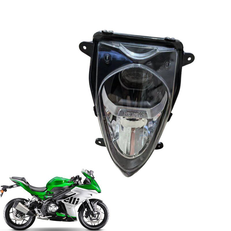 贝纳利2龙卷风0GS-D飓风BJ300GS-02R前照灯前大灯玻璃灯罩