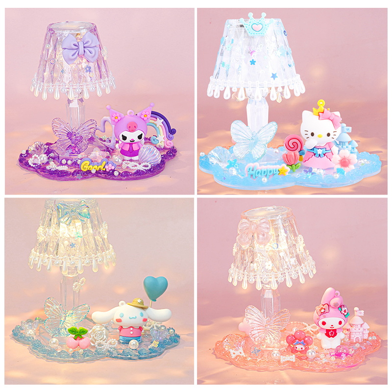 Diy奶油胶小夜灯儿童手工材料包制作小台灯女孩创意幼儿园