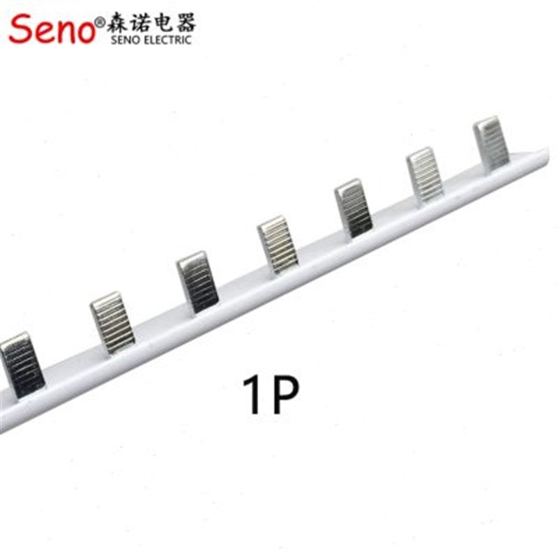 电气汇流排国标紫铜 空开连接排 梳妆母排1P 100A接线铜排 短接排