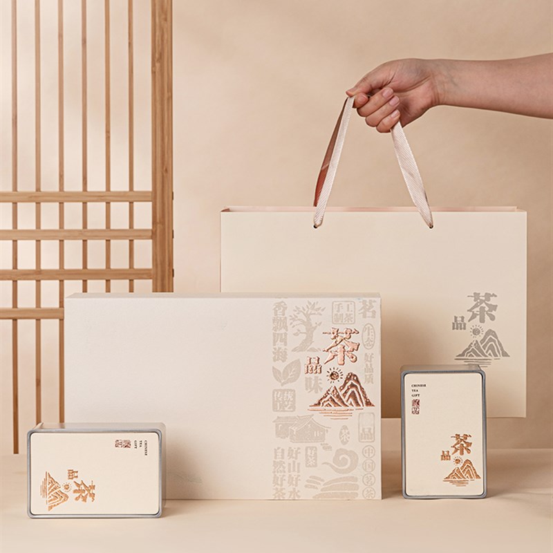 岩茶大红袍摆泡半斤装礼盒装空盒定制中式茶叶包装盒空礼盒肉桂