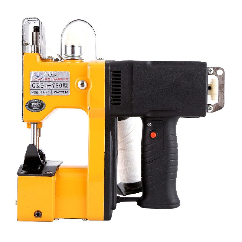 飞人牌封口机GK9--7全自动小型手提电动式快递袋缝线机打包机