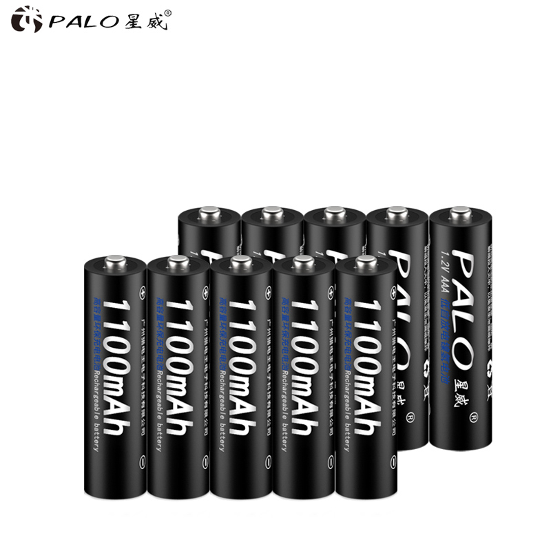 星威充电电池7号1100毫安七号无线滑鼠键盘可充电电池10节