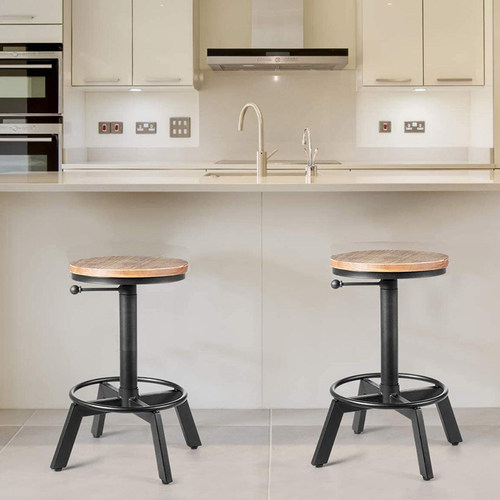 复古工业风酒吧椅铁艺吧台椅实木创意高脚椅休闲椅家用单人餐椅