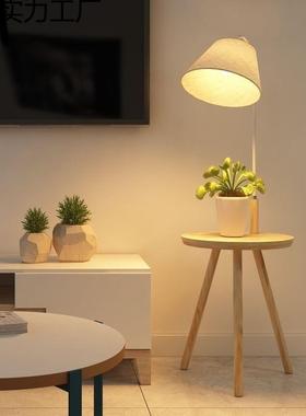 床头柜灯落灯置物室架眼中古复古卧护UDS灯地客厅氛围灯轻奢复古