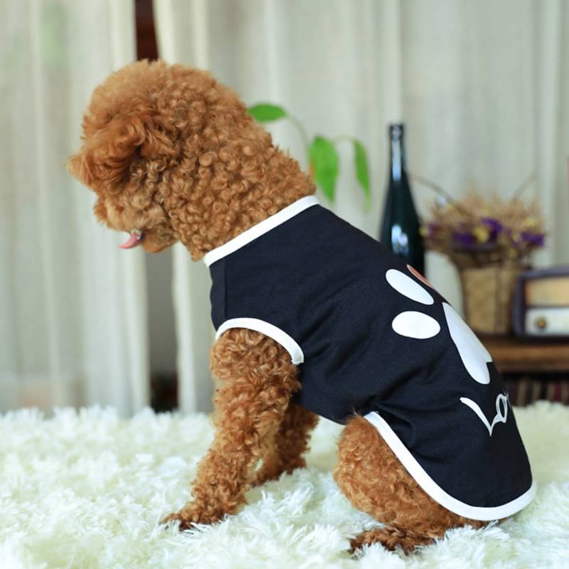 夏款宠物服装狗狗衣服春夏装l背心比熊泰迪狗衣服背心