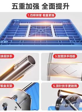 推车拉货拖车拉叠折家用便携SWN手推车搬运车手拉车平板车滑轮小